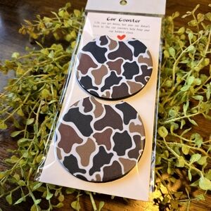 Camouflage Car Coasters